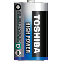 TOSHIBA High Power Alkaline Batteries D 1.5V, 2pcs (LR20GCP BP-2​) Disposable Βatteries