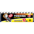 TOSHIBA High Power Alkaline Batteries AA 1.5V, 12pcs (LR6GCP MP-12) Disposable Βatteries
