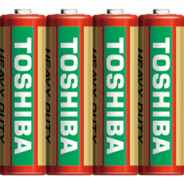 TOSHIBA Heavy Duty Carbon Zinc Μπαταρίες AA 1.5V, 4τμχ (R6KG SP-4TGTEG) Μπαταρίες Μικροσυσκευών /Οικιακής Χρήσης
