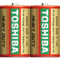 TOSHIBA Heavy Duty Carbon Zinc Batteries D 1.5V, 2pcs (R20KG SP-2TGTE​) Disposable Βatteries