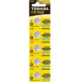 TOSHIBA Lithium Battery CR1620 3V, 5pcs (CR1620 CP-5C) Disposable Βatteries