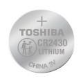 TOSHIBA Μπαταρία Λιθίου CR2430 3V, 5τμχ (CR2430 CP-5C) Μπαταρίες Μικροσυσκευών /Οικιακής Χρήσης
