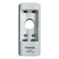 Toshiba USB Φορτιστής 2 Μπαταριών Ni-MH Μεγέθους AA,ΑΑΑ Σετ με 2x AA 2000mAh Φορτιστές
