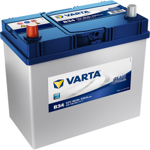 VARTA Blue Dynamic B34 Maintenance Free Battery 45AH 330EN Left + Passenger Car Batteries