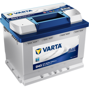 VARTA Blue Dynamic D43 Maintenance Free Battery 60AH 540EN Left + Passenger Car Batteries