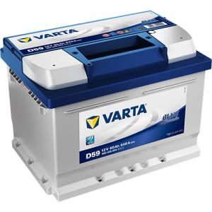 VARTA Blue Dynamic D59 Maintenance Free Battery 60AH 540EN Right + Passenger Car Batteries
