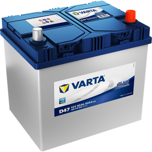 VARTA Blue Dynamic D47 Maintenance Free Battery 60AH 540EN Right + Passenger Car Batteries
