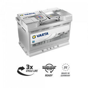 VARTA Silver Dynamic Ε39 Maintenance Free Battery 70AH 760EN Right + Passenger Car Batteries