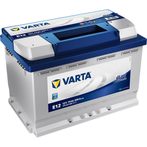 VARTA Blue Dynamic E12 Maintenance Free Battery 74AH 680EN Left + Passenger Car Batteries