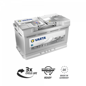 VARTA Silver Dynamic F21 Maintenance Free Battery 80AH 800EN Right + Passenger Car Batteries
