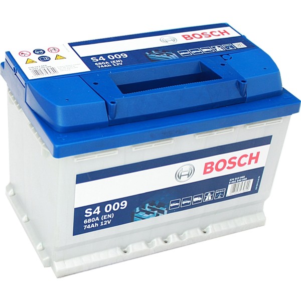 BOSCH Lead Acid Maintenance Free Battery  74AH 680EN Left + For European Cars
