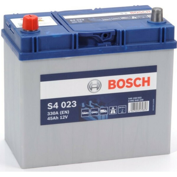 BOSCH Lead Acid Maintenance Free Battery  45AH 330EN Left +  For Japanese Cars