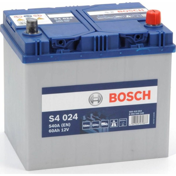 BOSCH Lead Acid Maintenance Free Battery  60AH 540EN Right +  Passenger Car Batteries