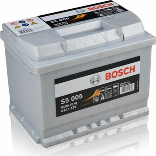 BOSCH Lead Acid Maintenance Free Battery  63AH 610EN Right + For European Cars