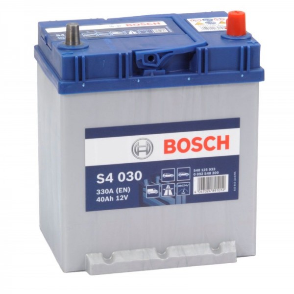 BOSCH Lead Acid Maintenance Free Battery  40AH 330EN Right + Passenger Car Batteries
