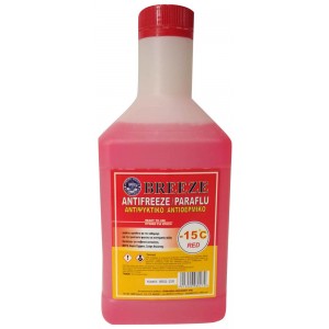 Αντιψυκτικό Ψυγείου Νερού BREEZE -15C, 1lt (Κόκκινο) Αντιψυκτικά / Αντιθερμικά